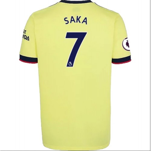 Arsenal Dres Bukayo Saka 7 Gostujući 2021/22 Kratkih Rukava Arsenal Dres Bukayo Saka 7 Gostujući 2021/22 Kratkih Rukava